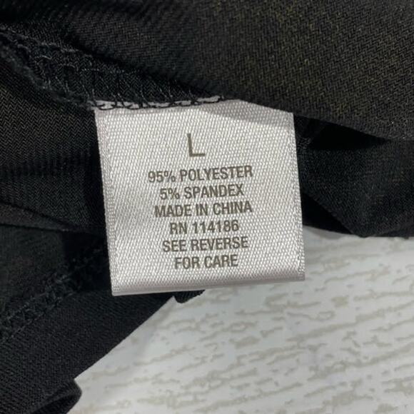 Roz & Ali Black Relaxed Fit High Neck Sleeveless Blouse Size Large - Picture 5 of 10